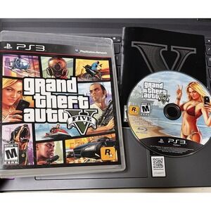 Grand Theft‎ Auto V GTA 5 Sony PlayStation 3 PS3 Rockstar Games CIB